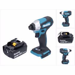 Contenu de la livraison: - 1x Makita DTD 157 Clé à choc sans fil - 1x Makita BL 1840 B 18 V 4,0 Ah - sans chargeur Descriptio ...