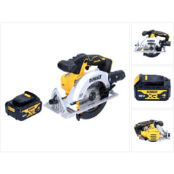 Dcs 565 n Scie circulaire 18 v 165 mm Brushless + 1x batterie 4,0 Ah - sans chargeur - Dewalt