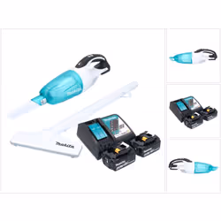 Contenu de la livraison: - 1x Makita DCL 181 F Aspirateur sans fil - 1x embout de sol - 1x embout de joint - 1x filtre en tis ...