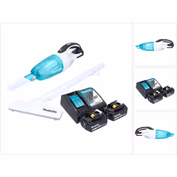 Contenu de la livraison: - 1x Makita DCL 181 F aspirateur sans fil - 1x embout de sol - 1x embout de joint - 1x filtre en tis ...