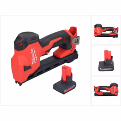 Contenu de la livraison: - 1x Milwaukee M12 BCST agrafeuse sans fil 12 V - 1x Milwaukee M12 HB5 High Output 12 V 5,0 Ah / 500 ...