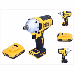 Contenu de la livraison: - 1x DeWalt DCF 892 N Clé à choc sans fil - 1x DeWalt DCB 183 18 V 2,0 Ah batterie - sans chargeur D ...