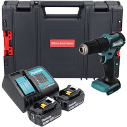 Makita - dhp 483 sfj-r Perceuse-visseuse à percussion sans fil 18V 40Nm + 2x batterie 3,0 Ah + chargeur + rhino