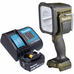 Contenu de la livraison: - 1x Makita DML 812 Projecteur manuel à LED sans fil - 1x Makita BL 1830 B 18 V batterie 3,0 Ah - 1x ...
