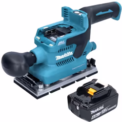 Contenu de la livraison: - 1x Makita DBO 380 ponceuse vibrante - 1x boîte à poussière cpl. ( 135327-0 ) - 1x couvercle de pro ...