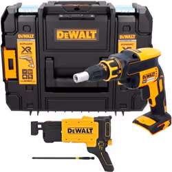 Contenu de la livraison: - 1x Dewalt DCF 620 Visseuse pour cloisons sèches - 1x porte-embout magnétique - 2x embouts PH2 - 1x ...