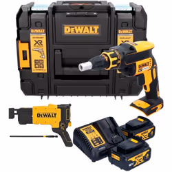 Contenu de la livraison: - 1x Dewalt DCF 620 Visseuse pour cloisons sèches - 1x porte-embout magnétique - 2x embouts PH2 - 1x ...