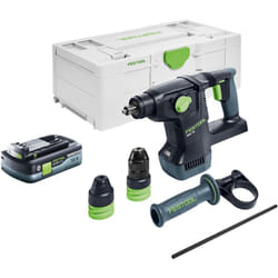 Khc 18 EB-Basic Marteau combiné sans fil 18 v 2,6 j SDS-Plus Brushless + 1x batterie 4,0 Ah + Systainer - sans chargeur - Festool