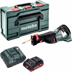 Contenu de la livraison: - 1x SSEP 18 LT Batterie - 1x Metabo bloc batterie LiHD 18V 4,0 Ah Li-Ion batterie CAS System - 1x M ...