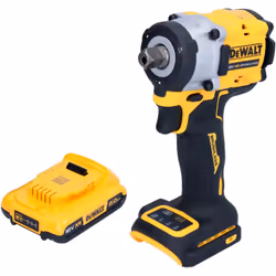 Contenu de la livraison: - 1x DeWalt DCF 922 N Clé à choc sans fil - 1x DeWalt DCB 183 Batterie 18 V 2,0 Ah - 1x crochet de g ...