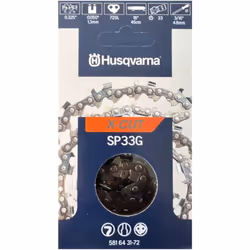 Contenu de la livraison: - 4x chaîne à dents de moteur Husqvarna X CUT SP33G Description du produit: La chaîne de scie à mote ...