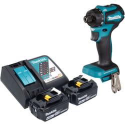 Ddf 083 rm Perceuse-visseuse sans fil 18 v 40 Nm 1/4'' Brushless + 2x batterie 4,0 Ah + chargeur - Makita