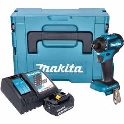 Contenu de la livraison: - 1x Makita DDF 083 Perceuse-visseuse sans fil - 1x Makita BL 1840 B batterie 18 V 4,0 Ah - 1x charg ...