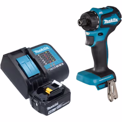 Contenu de la livraison: - 1x Makita DDF 083 Perceuse-visseuse sans fil - 1x Makita BL 1840 B batterie 18 V 4,0 Ah - 1x charg ...