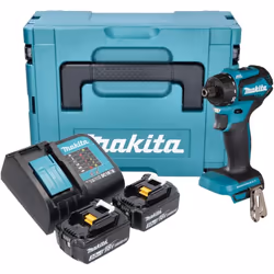 Contenu de la livraison: - 1x Makita DDF 083 Perceuse-visseuse sans fil - 2x Makita BL 1830 B batterie 18 V 3,0 Ah - 1x charg ...
