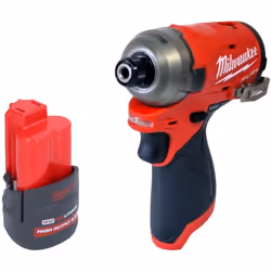 Contenu de la livraison: - 1x Milwaukee M12 FQID Clé à choc sans fil - 1x Milwaukee M12 HB2.5 High Output 12 V 2,5 Ah / 2500 ...