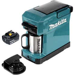 Dcm 501 m Cafetière sans fil 12 v maxi / 18 v + 1x batterie 4,0 Ah - sans chargeur - Makita