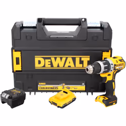 Contenu de la livraison: - 1x DeWalt DCD 796 Perceuse-visseuse à percussion sans fil - 1x DeWalt DCB 183 Batterie 18 V 2,0 Ah ...