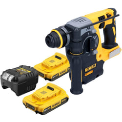 Dch 273 D2 Marteau combiné sans fil 18 v 2,1 j sds Plus Brushless + 2x batterie 2,0 Ah + chargeur - Dewalt