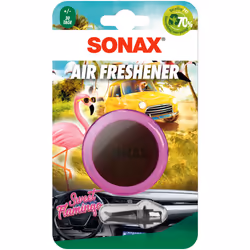 Sonax 03630410, Désodorisant voiture, Aération, Sweet Flamingo, Boîte avec crochet, 1 pièce(s)