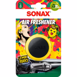 Sonax 03640410, Diffuseur de parfum en boîte de conserve, Aération, Noir, Bleu, Gris, Fraîcheur océan, Ocean Fresh, Blister
