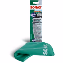 Sonax 04165000, Voiture, Chiffon doux, Corps, Tableau de bord, Vert, Verre, Plastique, Polyamide, Polyester