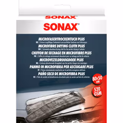 Sonax 04512000, Voiture, Lingettes, Exterior, Intérieur, Gris, Microfibre, 1 pièce(s)