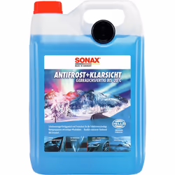 Lave-glace d'hiver; SONAX; Antifreeze + clear view; Jerrycan 5