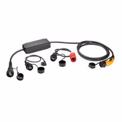 Lapp 5555924002, Noir, Type 2, Schuko, Droit, Droit, IP55