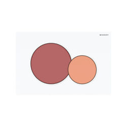 Sigma01 - Plaque de déclenchement, rouge carmin/orange/blanc 115.770.FY.5 - Geberit