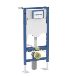 Bâti-support Geberit Duofix pour wc suspendu, 112 cm, avec réservoir à encastrer Sigma 12 cm, autoportant - Hauteur: 112 cm - Largeur: 50 cm