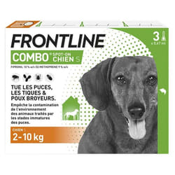 Frontline Combo Chien S (2-10 kg) 3 Pipettes