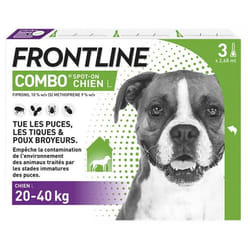 Frontline Combo Chien L (20-40 kg) 3 Pipettes