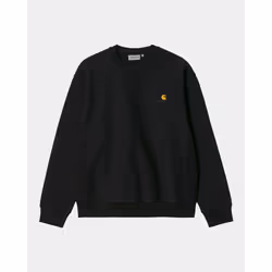 Carhartt I025475_89_XX_XL, Adulte, Mâle, Sweatshirt, Black, XL, Coton, Polyester