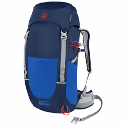 Jack Wolfskin Pioneer 22, Randonnée, Indigo, Dark Indigo, Polyester, Polyester, Poche latérale
