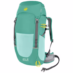 Jack Wolfskin Pioneer 22, Randonnée, Couleur menthe, Deep Mint, Polyester, Polyester, Poche latérale