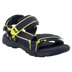 Sandales de randonnée enfant Jack Wolfskin Seven Seas 3 GT - bluelime - 35