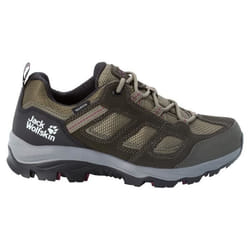 Chaussures de marche de randonnée femme Jack Wolfskin Vojo 3 Texapore Low - khaki / burgundy - 395
