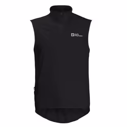 Veste sans manche - Jack Wolfskin - Morobbia - Noir - Imperméable - Respirant