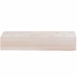 Rico Design 500152, Blanc, Bois, Rectangulaire, 1 pièce(s), 40 mm, 210 mm