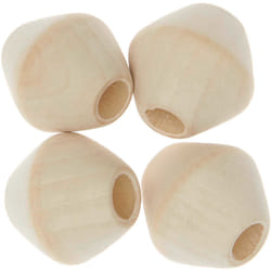 Rico Design 500215 perle Bois Naturel 4 pièce(s)