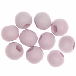 Rico Design 500220, Bois, Rose, Perle ronde, 10 pièce(s)