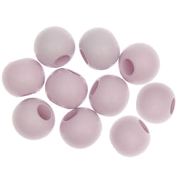 Rico Design 500220 perle Perle ronde Bois Rose 10 pièce(s)