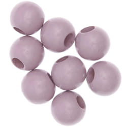 Rico Design 500221 perle Perle ronde Bois Rose 8 pièce(s)