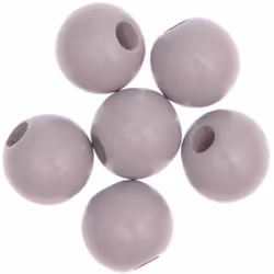 Rico Design 500222, Bois, Gris, Perle ronde, 10 pièce(s)