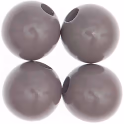 Rico Design 500223, Bois, Gris, Perle ronde, 4 pièce(s)