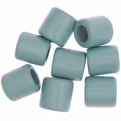 Rico Design 500225, Bois, Turquoise, Perle carrée, 8 pièce(s)