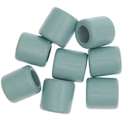 Rico Design 500225 perle Perle carrée Bois Turquoise 8 pièce(s)