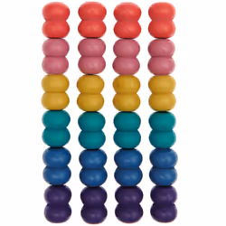 Rico Design 500231, Bois, Multicolore, Perle ronde, 24 pièce(s)