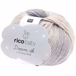 Rico Design 383194.028, Bébé, Moyen, Gris, 115 m, 50 g, 1 pièce(s)